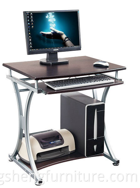 Pequeña mesa de escritorio moderna para computadora de escritorio
